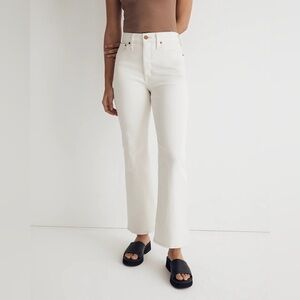 Madewell Perfect Vintage Flare Crop Jeans - size 29 - color: canvas